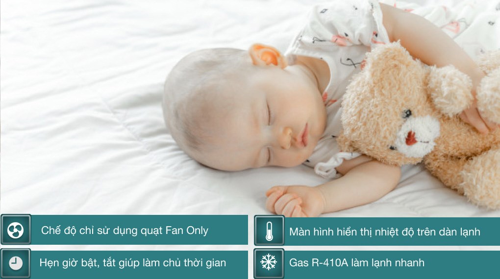 Máy lạnh Beko Inverter 1 HP RSVC10AV