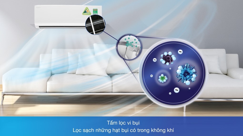 Máy lạnh Daikin Inverter 1.0 HP ATKC25TAVMV