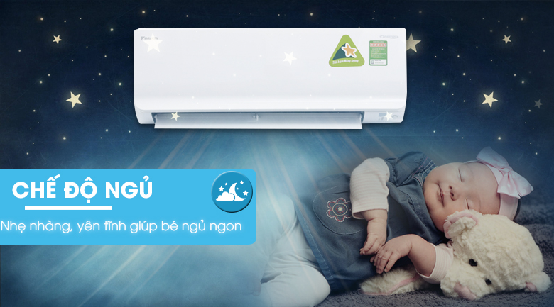 Chế độ ngủ - Máy lạnh Daikin Inverter 1.0 HP ATKC25TAVMV