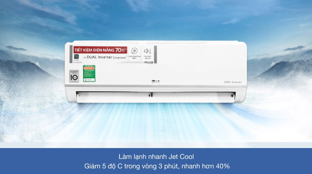 Máy lạnh LG Inverter 1 HP V10ENW