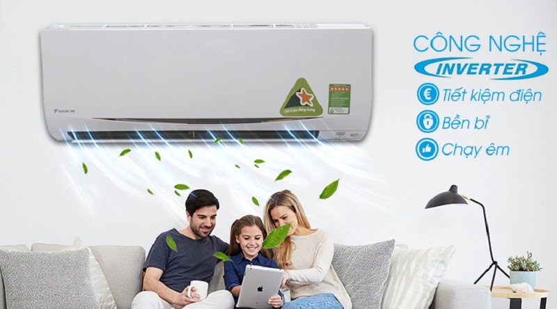 Công nghệ Inverter - Máy lạnh Daikin Inverter 2 HP FTKC50TVMV