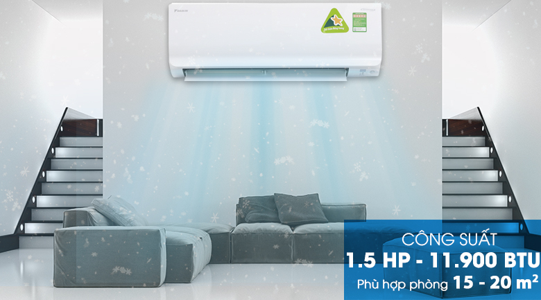 Máy lạnh Daikin Inverter 1.5 HP FTKM35SVMV