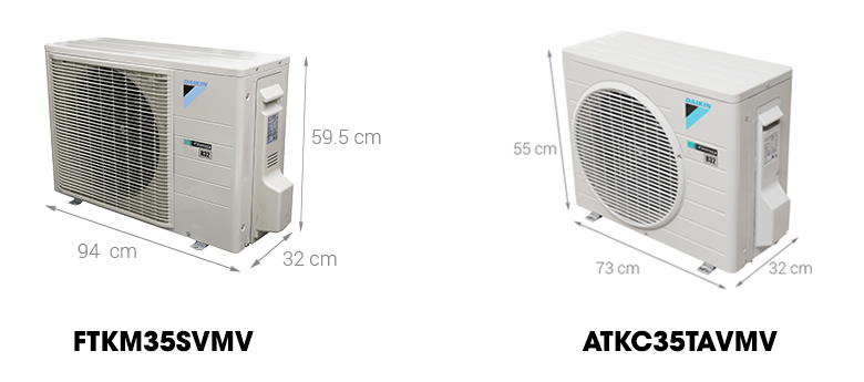 Dàn nóng - Máy lạnh Daikin Inverter 1.5 HP FTKM35SVMV