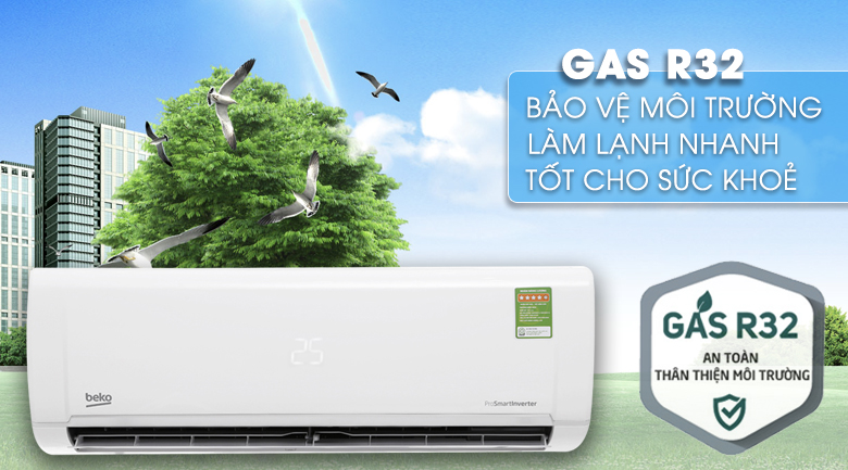 Máy lạnh Beko Inverter 1.5 HP RSVC12VY