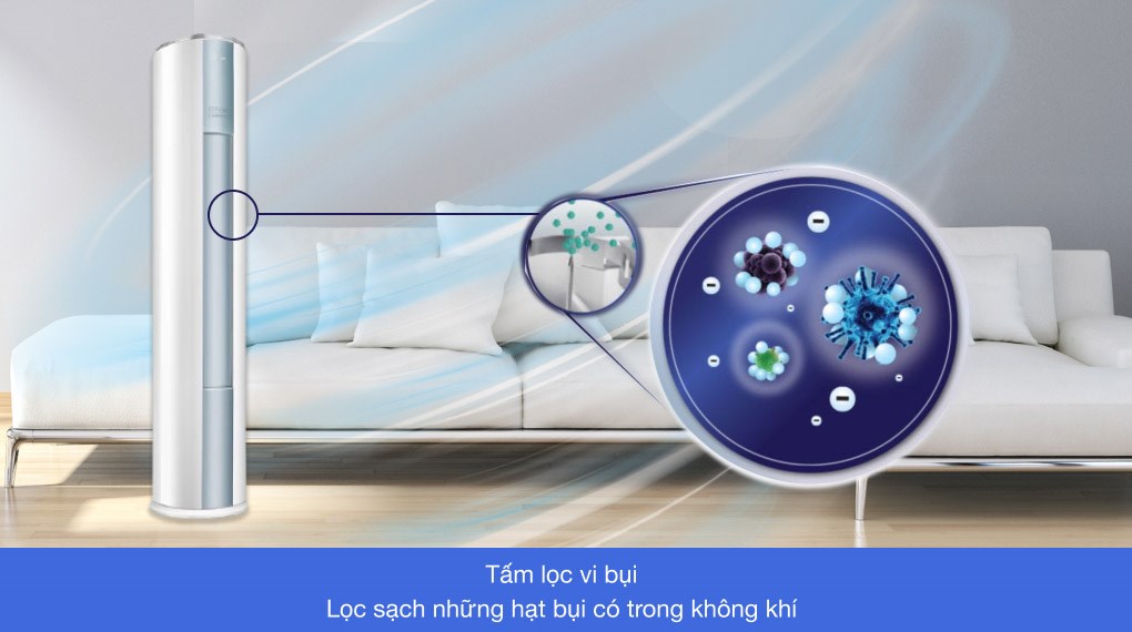 Máy lạnh tủ đứng Midea Inverter 2.5 HP MFYA-28CRFN1