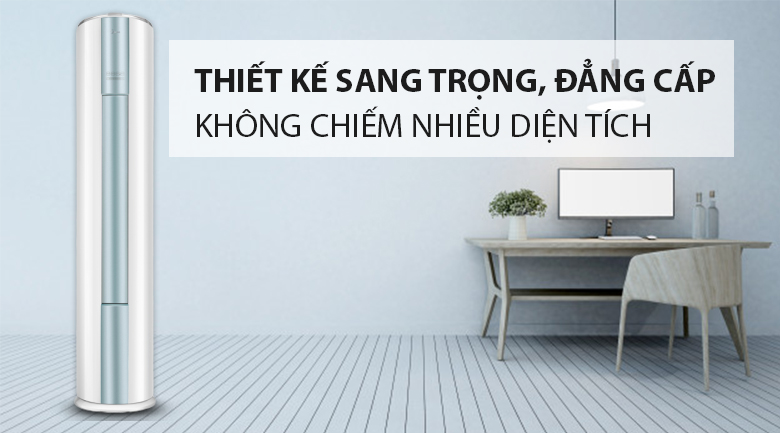 Thiết kế sang trọng, mới lạ - Máy lạnh tủ đứng Midea Inverter 2.5 HP MFYA-28CRFN1 