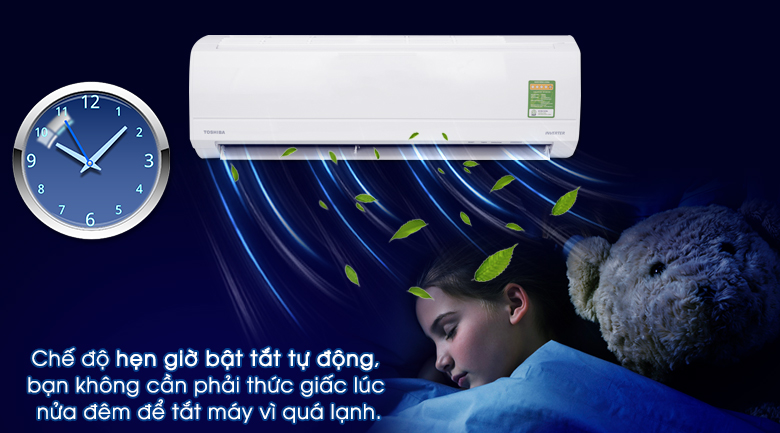 Máy lạnh Toshiba Inverter 1 HP RAS-H10KKCVG-V