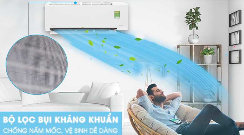 Máy lạnh Toshiba Inverter 1.5 HP RAS-H13FKCVG-V