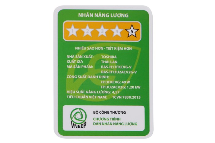 Máy lạnh Toshiba Inverter 1.5 HP RAS-H13FKCVG-V Màu Trắng