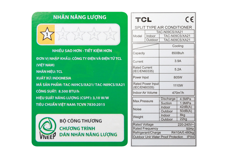 Máy lạnh TCL 1HP TAC-N09CS/XA21 - 17