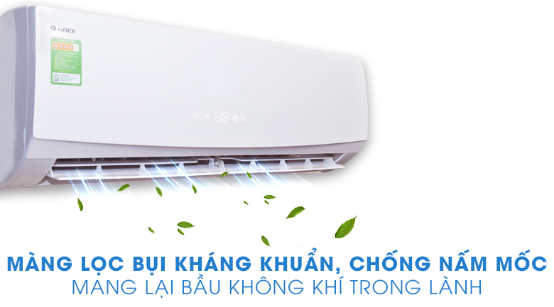 Kháng khuẩn khử mùi - Máy lạnh Gree 2 HP GWC18QD-E3NNC2A Kháng khuẩn khử mùi - Máy lạnh Gree 2 HP GWC18QD-E3NNC2A