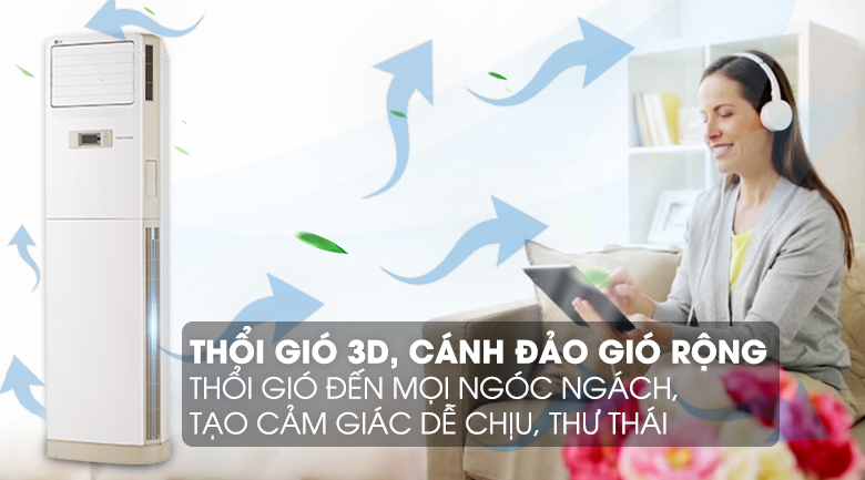 Máy lạnh Tủ đứng LG Inverter 2.5 HP APNQ24GS1A3