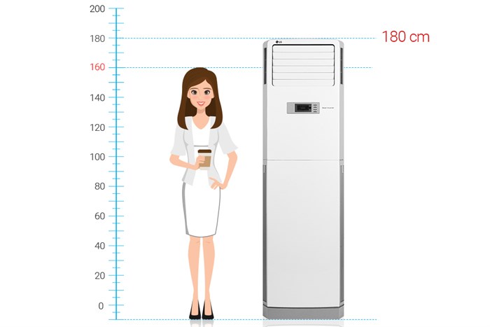 Máy lạnh Tủ đứng LG Inverter 2.5 HP APNQ24GS1A3