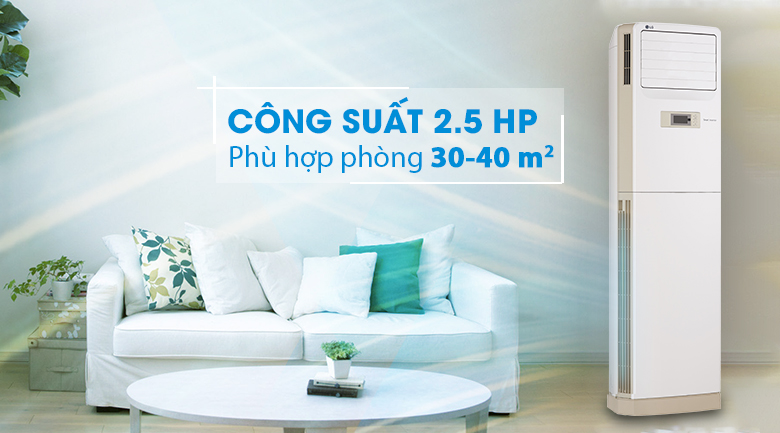 Công suất 2.5 HP - Máy lạnh Tủ đứng LG Inverter 2.5 HP APNQ24GS1A3