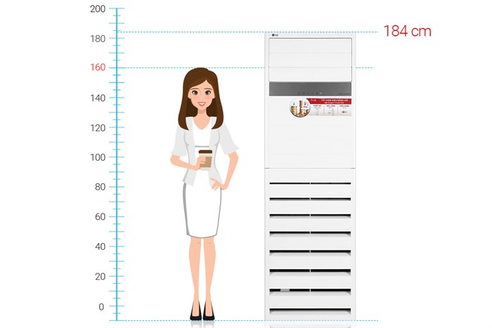 Máy lạnh tủ đứng LG Inverter 3 HP APNQ30GR5A3