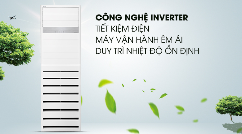 Công nghệ Inverter - Điều hòa tủ đứng LG Inverter 28000 BTU APNQ30GR5A3