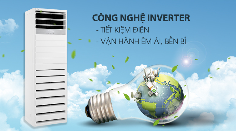 Máy lạnh tủ đứng LG Inverter 5 HP APNQ48GT3E3