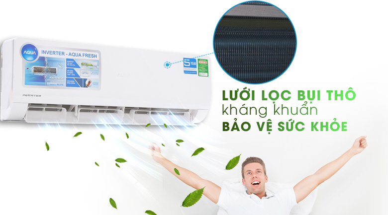 Máy lạnh Aqua Inverter 1 HP AQA-KCRV9F