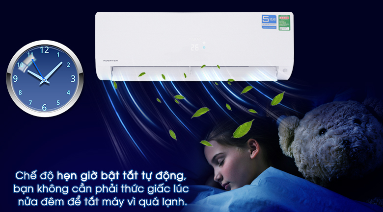 Máy lạnh Aqua Inverter 1.5 HP AQA-KCRV12F