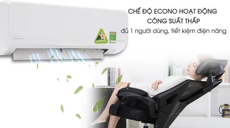 Chế độ Econo - Máy lạnh Daikin Inverter 2.5 HP FTKQ60SVMV