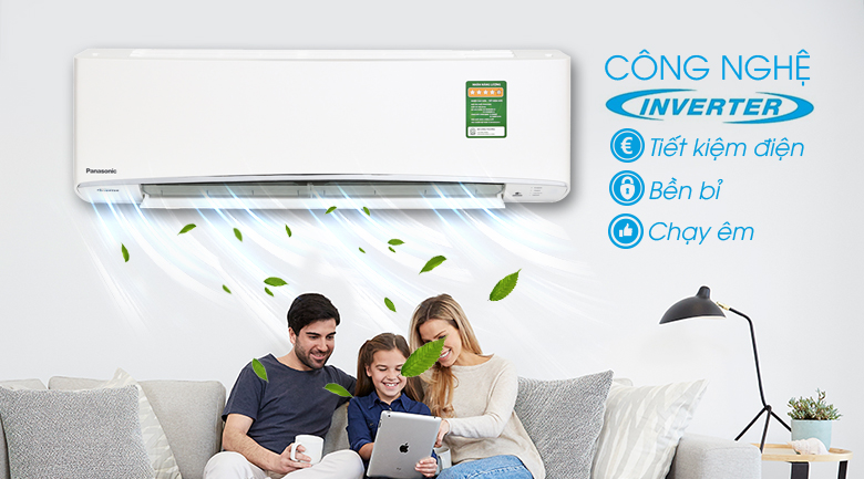 Công nghệ Inverter - Điều hòa 2 chiều Panasonic 9000 BTU CU/CS-YZ9UKH-8