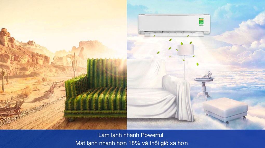 Máy lạnh 2 chiều Inverter Panasonic 2 HP CU/CS-YZ18UKH-8
