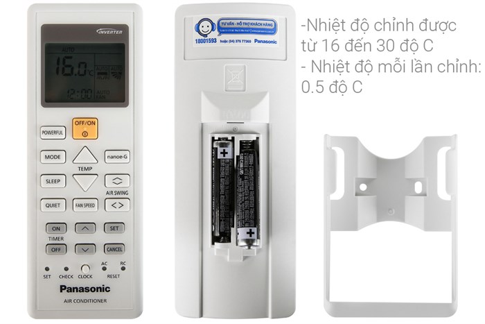 Máy lạnh 2 chiều Inverter Panasonic 2 HP CU/CS-YZ18UKH-8 Màu Trắng