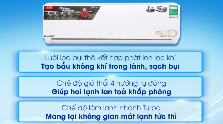 Máy lạnh TCL 1.5 HP TAC-N12CS/XA21 giá rẻ, có trả góp