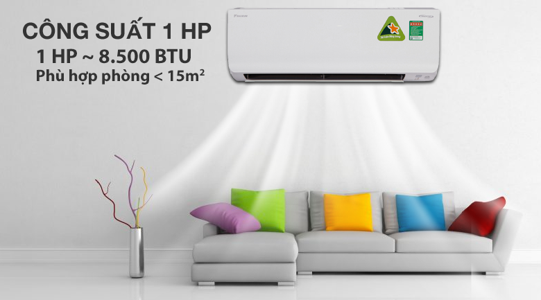 Máy lạnh 2 chiều Daikin Inverter 1.0 HP FTHF25RAVMV