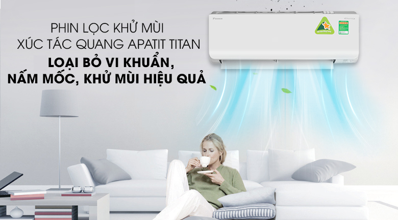 Điều hòa 2 chiều Daikin Inverter 11900 BTU FTHF35RAVMV