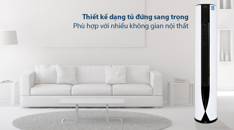 Máy lạnh tủ đứng 2 chiều Aqua Inverter 2.5 HP AQA-FCHV24C