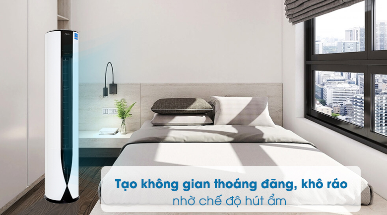 Máy lạnh tủ đứng 2 chiều Aqua Inverter 2.5 HP AQA-FCHV24C