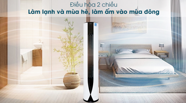 Máy lạnh tủ đứng 2 chiều Aqua Inverter 2.5 HP AQA-FCHV24C