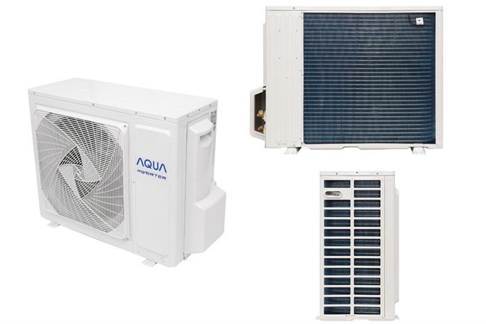 Máy lạnh tủ đứng 2 chiều Aqua Inverter 2.5 HP AQA-FCHV24C Màu Trắng