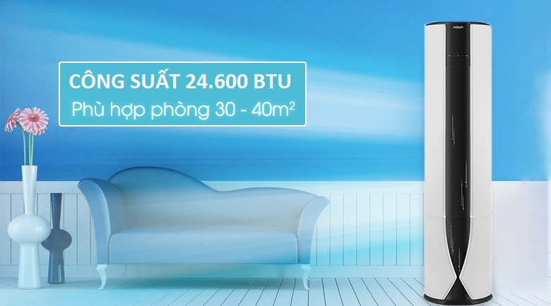 24.600 BTU - Điều hòa tủ đứng 2 chiều Aqua Inverter 24.600 BTU AQA-FCHV24C 24.600 BTU - Điều hòa tủ đứng 2 chiều Aqua Inverter 24.600 BTU AQA-FCHV24C
