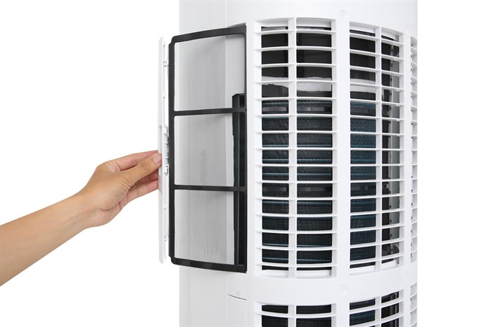 Máy lạnh tủ đứng 2 chiều Aqua Inverter 2.5 HP AQA-FCHV24C Màu Trắng