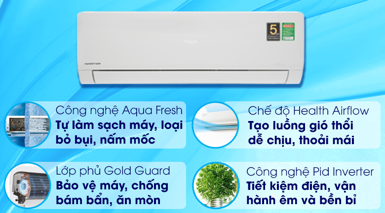 Máy lạnh Aqua Inverter 2 HP AQA-KCRV18WNZ - 20