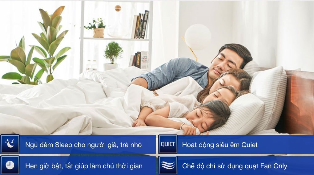 Máy lạnh Aqua Inverter 1.5 HP AQA-KCRV13NB