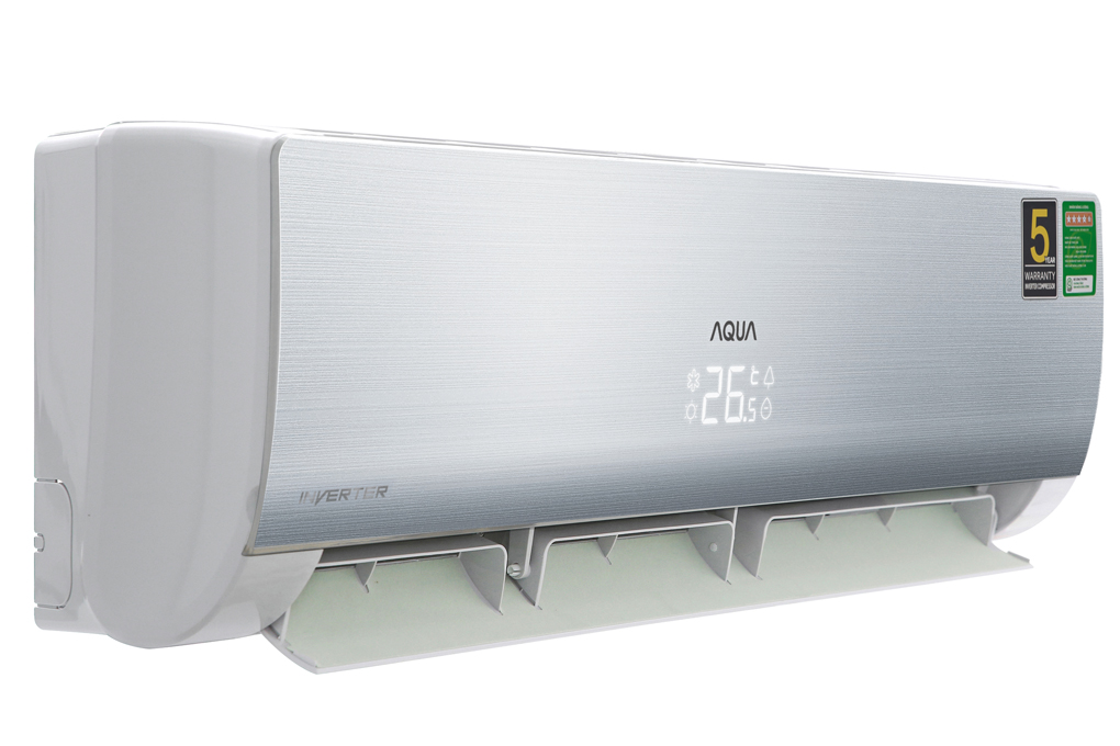 Máy lạnh Aqua Inverter 1.5 HP AQA-KCRV13NB Màu Bạc