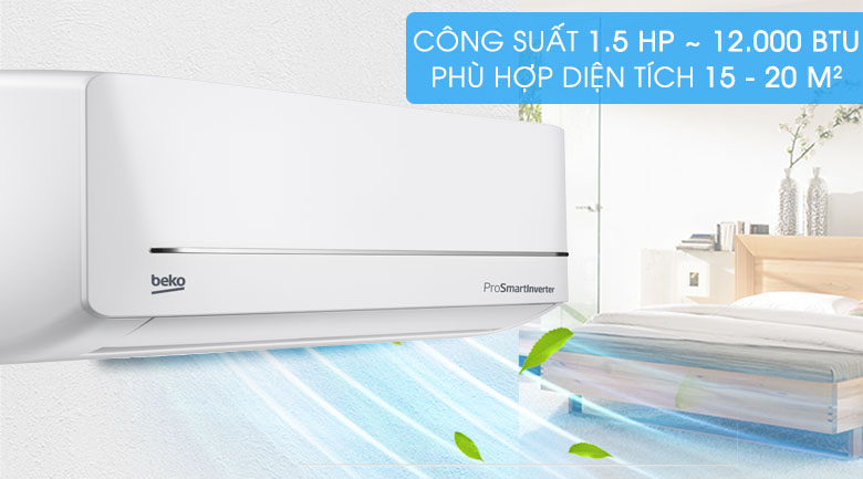 Máy lạnh Beko Inverter 1 HP RSVC09VS