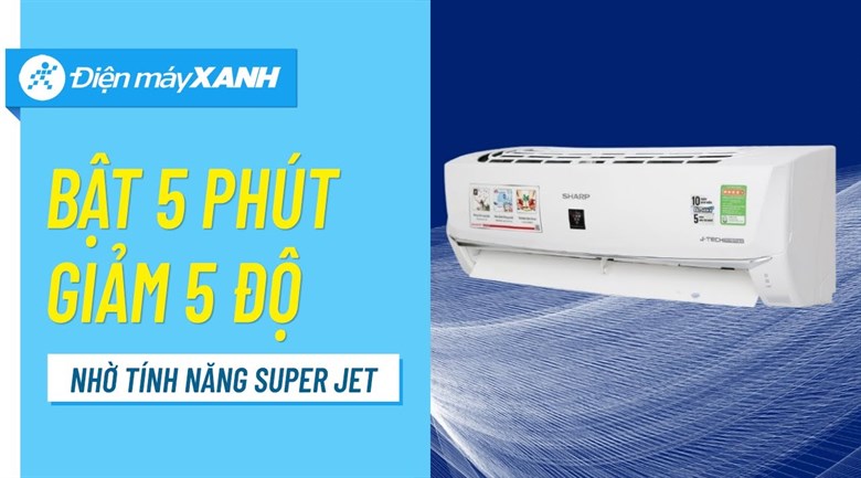 Máy lạnh Sharp Wifi Inverter 1 HP AH-XP10WHW