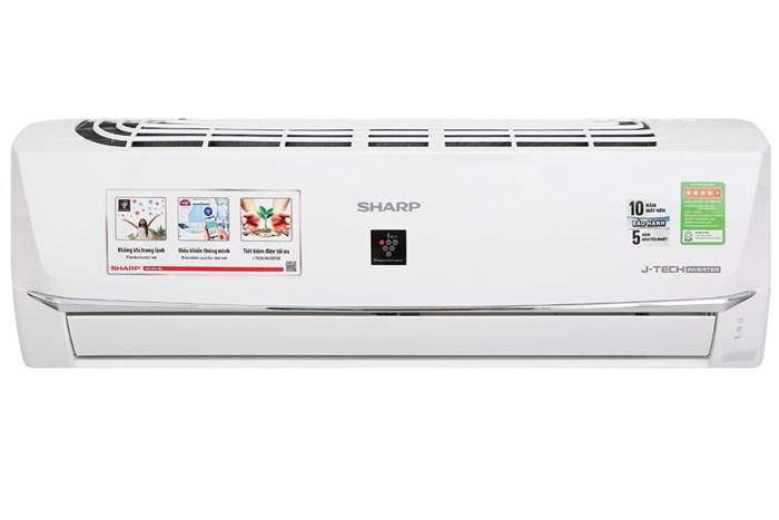 Máy lạnh Sharp Wifi Inverter 1 HP AH-XP10WHW Màu Trắng