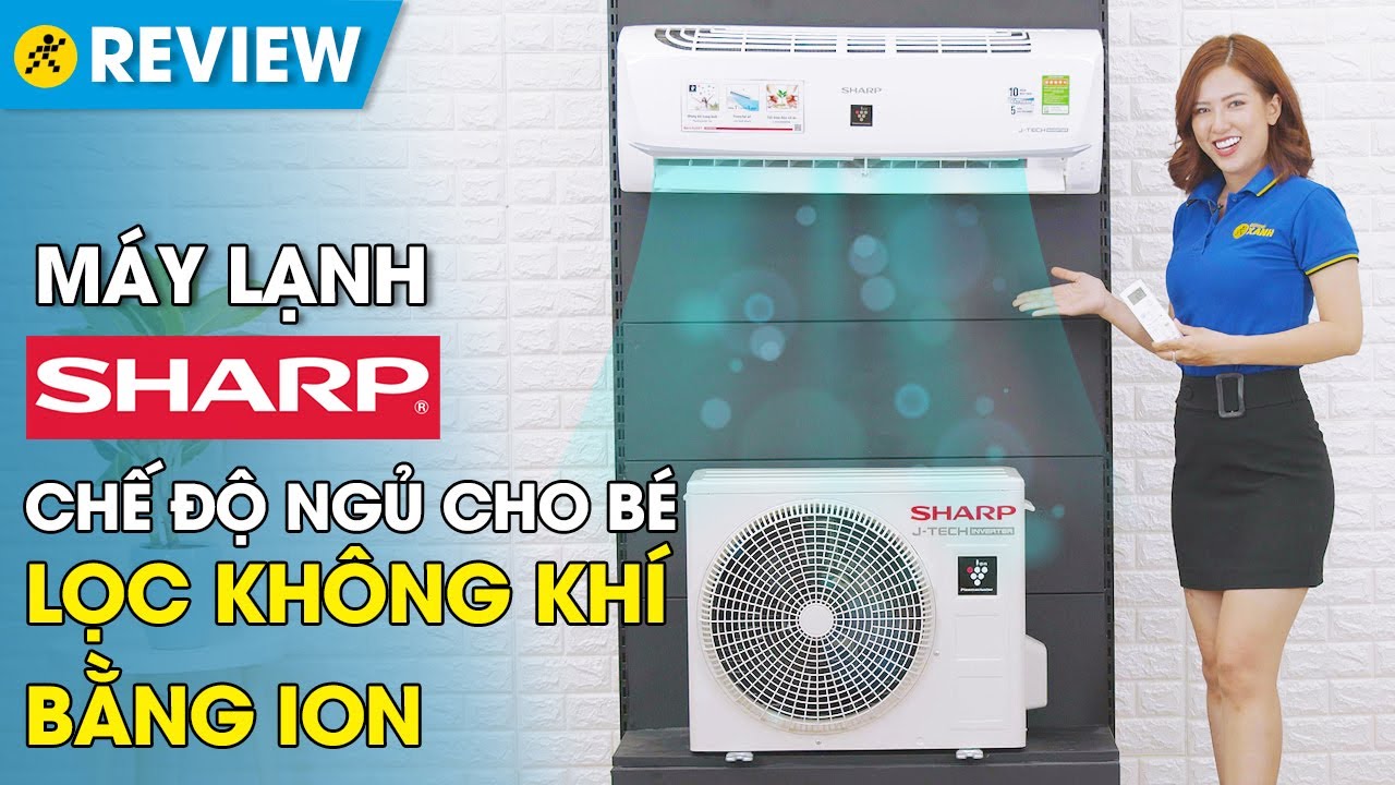 Máy lạnh Sharp Inverter 1 HP AH-XP10WMW