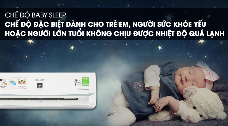 Máy lạnh Sharp Inverter 1 HP AH-XP10WMW