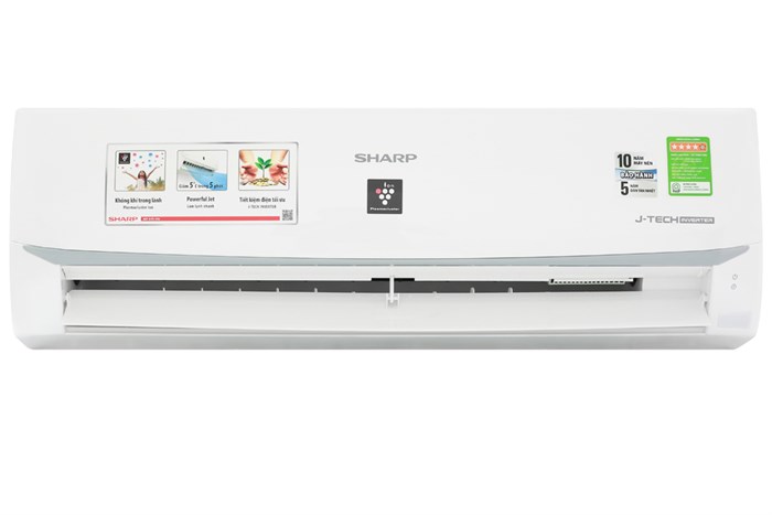Máy lạnh Sharp Inverter 1 HP AH-XP10WMW Màu Trắng