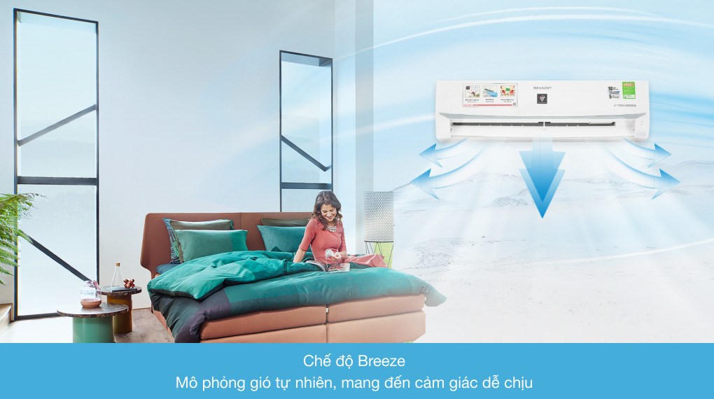 Máy lạnh Sharp Inverter 1.5 HP AH-XP13WMW