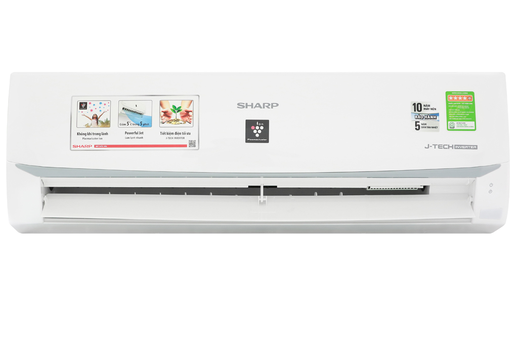 Máy lạnh Sharp Inverter 1.5 HP AH-XP13WMW Màu Trắng