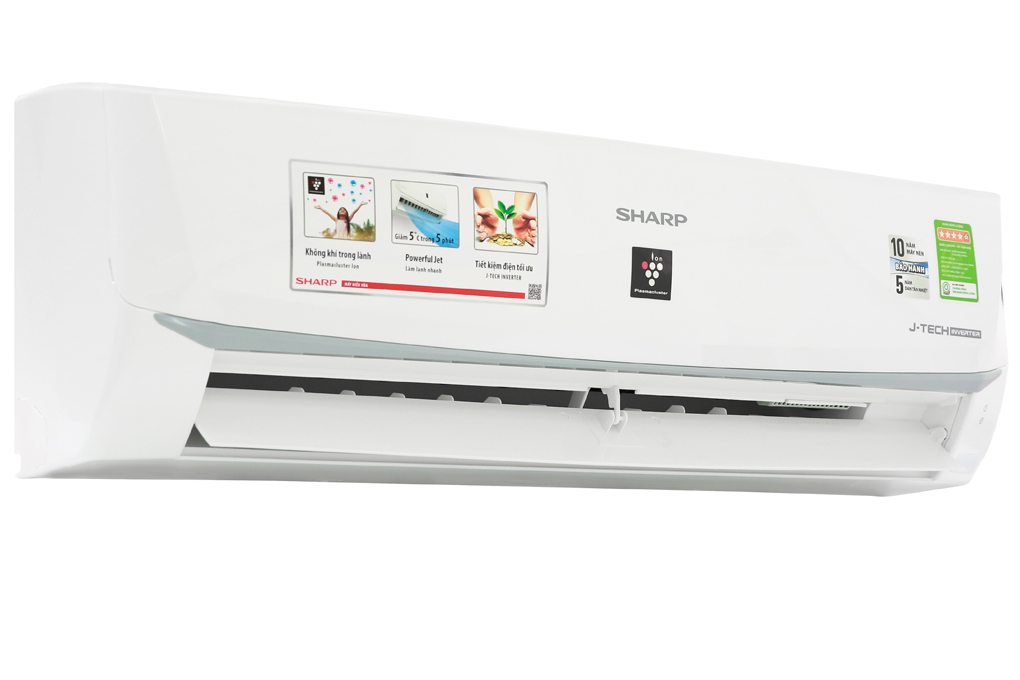 Máy lạnh Sharp Inverter 1.5 HP AH-XP13WMW Màu Trắng