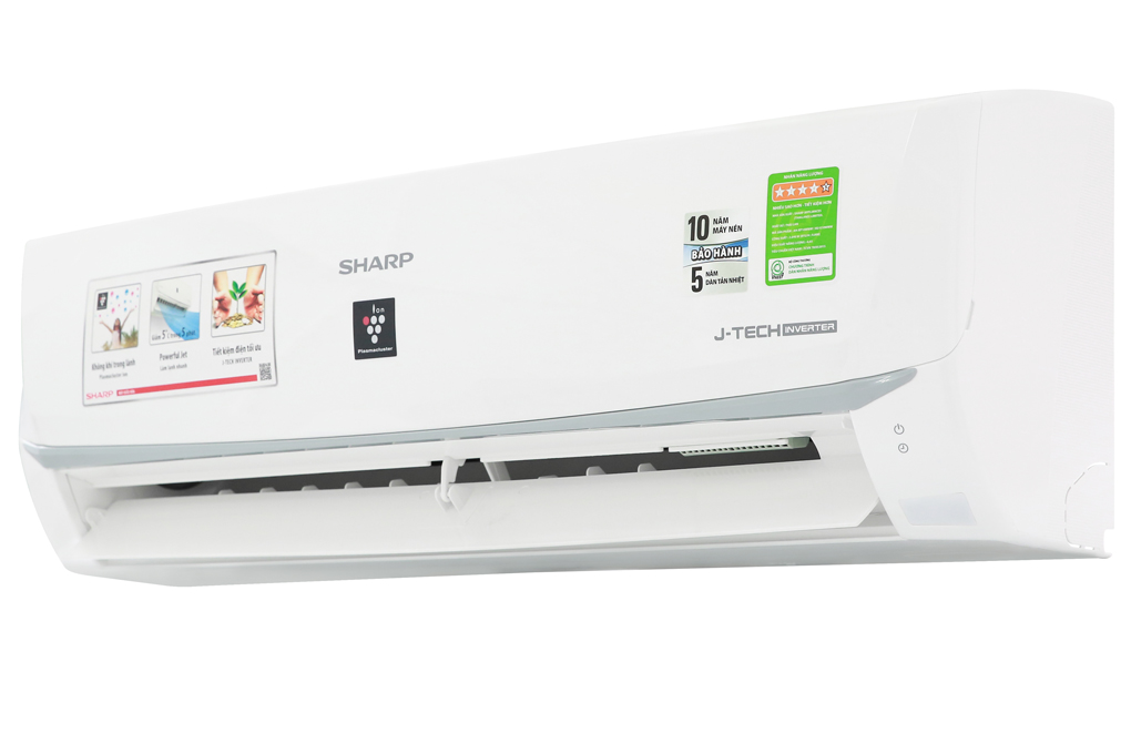 Máy lạnh Sharp Inverter 1.5 HP AH-XP13WMW Màu Trắng