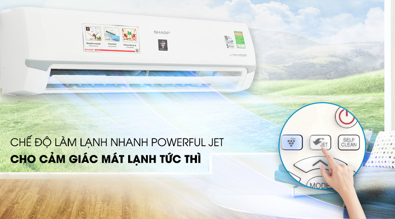 Máy lạnh Sharp Inverter 2 HP AH-XP18WMW